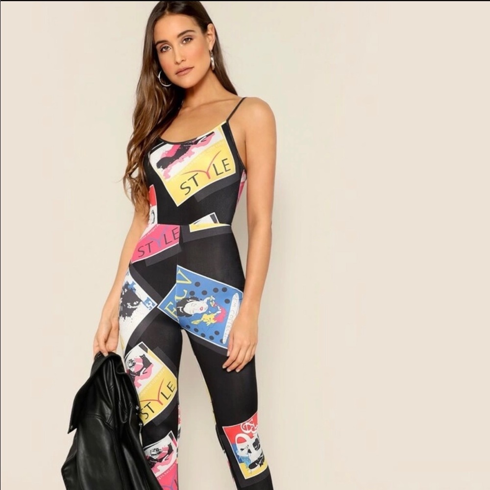 Printed Cami Jumpsuit